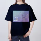 おもしろ地理 公式SHOPのUkrainearth（Emotional） Oversized T-Shirt