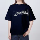 ねずりすSHOPのモモンガの枝 Oversized T-Shirt