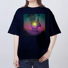 💖宇宙整体♪🌈♪こころからだチャンネル♪💖の 宇宙曼荼羅　 REMIX version 愛を開く光 Oversized T-Shirt