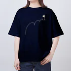 イラスト MONYAAT のホールインワン　ゴルフTシャツ Oversized T-Shirt