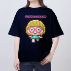 TICTOCのどうぶつショップのめがねっ子（ロゴあり） Oversized T-Shirt