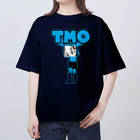 b.n.d [街中でもラグビーを！]バインドのTMO復刻（問題なしブルー） Oversized T-Shirt