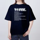 WLR WVSのWLR Y2K poem logo 2 オーバーサイズTシャツ