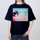 ©️みるのお花見女性SAKURA Oversized T-Shirt