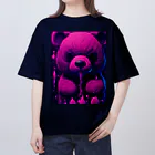 SHITON SHOPのスプラッシュアート✖️ダークファンタジー　クマ オーバーサイズTシャツ