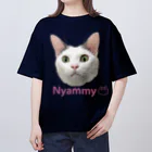 sunsunshopのNyammy Oversized T-Shirt