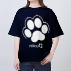 WebArtsの肉球をモチーフにしたオリジナルブランド「nikuQ」（犬タイプ）です Oversized T-Shirt