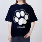 WebArtsの肉球をモチーフにしたオリジナルブランド「nikuQ」（犬タイプ）です オーバーサイズTシャツ