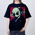 zaisuのサングラス女子 Oversized T-Shirt