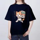 happyhoneyshoppeのにゃんこ介護士 Oversized T-Shirt