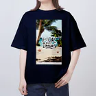 Studio L.O.Lのメッセージ【I'ts OK so just LAUGH!】 オーバーサイズTシャツ