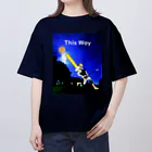 KIYOSUMI SLEEPS 【SHIKA.SOJI】のThis Way  【 SHIKA SOJI 】 オーバーサイズTシャツ