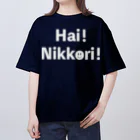 T-ShhhのHai!Nikkori!（はい！にっこり！） オーバーサイズTシャツ