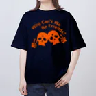 『NG （Niche・Gate）』ニッチゲート-- IN SUZURIのWhy Can't We Be Friends?（橙） オーバーサイズTシャツ