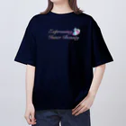 norin-2の虹色に輝き溢れでる美💜 オーバーサイズTシャツ