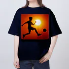 foot8のサッカー少年 オーバーサイズTシャツ