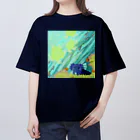 ariariartのBlue submarine【コラボ作品】 Oversized T-Shirt