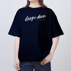 ポジティブＴシャツ屋さんのCarpe diem -white- Oversized T-Shirt