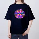 LalaHangeulのりんごスター　~ハングルシリーズ~ オーバーサイズTシャツ