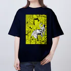 Cordelia　SUZURI分室のGERDA "Collage yellow" Oversized T-Shirt