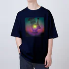 💖宇宙整体♪🌈♪こころからだチャンネル♪💖の 宇宙曼荼羅　 REMIX version 愛を開く光 Oversized T-Shirt