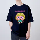 TICTOCのどうぶつショップのめがねっ子（ロゴあり） Oversized T-Shirt