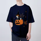 Mizna WadaのThe Pumpkin Riding Witch オーバーサイズTシャツ