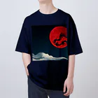 Eye2EyeのBlood Moon Dragon オーバーサイズTシャツ