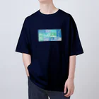 ALAMのALAM Ubin / BLUE Oversized T-Shirt