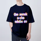 ken_ikedaのおしゃれローマ字Tシャツ(お前のカーチャンでべそ) オーバーサイズTシャツ