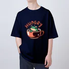 ピヨ爺の副業のほっとひとかえる = げこる = オーバーサイズTシャツ