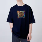 終わらない夢🌈のマヤカレンダー的なイラスト Oversized T-Shirt