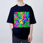 NeonLeakのペンキちゃん8 オーバーサイズTシャツ