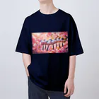 andanteのわくわくshopのシマエナガ春うらら Oversized T-Shirt