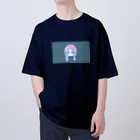 niramanjuのピンクの髪の女の子 Oversized T-Shirt