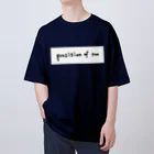 風の声を聴けのposition of 100 （color） Oversized T-Shirt