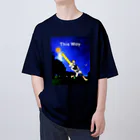 KIYOSUMI SLEEPS 【SHIKA.SOJI】のThis Way  【 SHIKA SOJI 】 オーバーサイズTシャツ