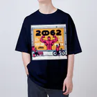 ヘッヘンのお店の【2062】アート オーバーサイズTシャツ