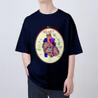 カズヨシ太郎のお店　Kazuyoshi Taro's shopの心臓　HEART オーバーサイズTシャツ