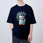 JUPITERの自由のペンギン像 Oversized T-Shirt