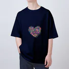 poniponiのハートのロゴ Oversized T-Shirt