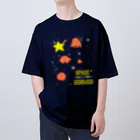 はむえみのSPACE　MENDAKO　透明バージョン Oversized T-Shirt