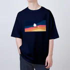 たかはらのそろそろ文鳥が寝ます オーバーサイズTシャツ