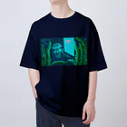 aosansyoの接続するタコクラゲ Long time no see Oversized T-Shirt