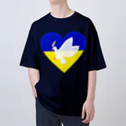 LalaHangeulのPray For Peace ウクライナ応援 オーバーサイズTシャツ