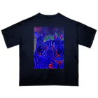MiYoKa-BISHのBlue Zebra by MiYoKa-BISH Oversized T-Shirt