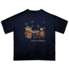 SU-KUの幸せな人生を！(オレンジ系) オーバーサイズTシャツ