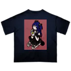 あやしいおばさん くろまめさんの○ュアアルコール（ス○ゼロ）ダスティーピンク オーバーサイズTシャツ