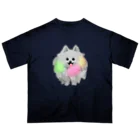 ネズミとネコとたまにウサギのグッズのゲーミングわんこ オーバーサイズTシャツ