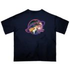 Loveuma. official shopのSpace cat meto by NLD オーバーサイズTシャツ